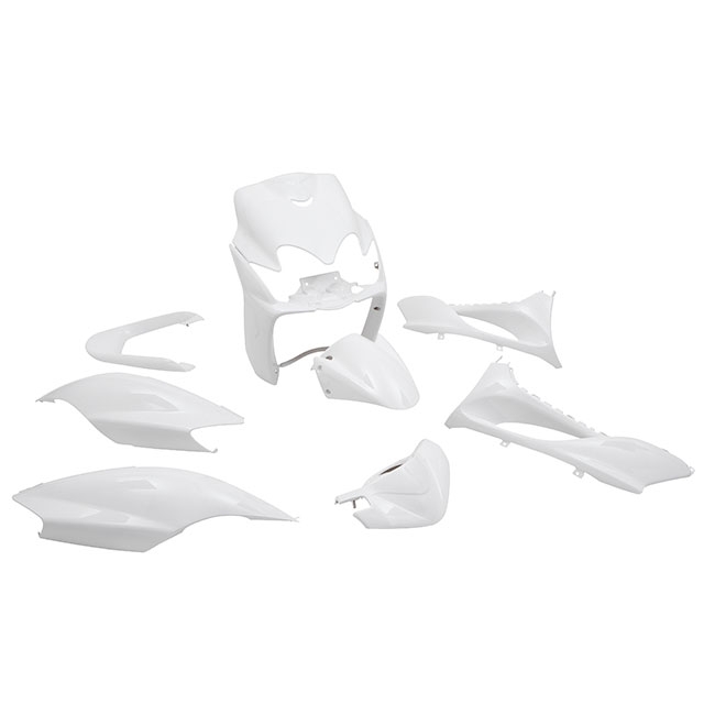 Kit de carenados Yamaha Jog R RR / MBK Mach G 9 piezas blanco AllPro