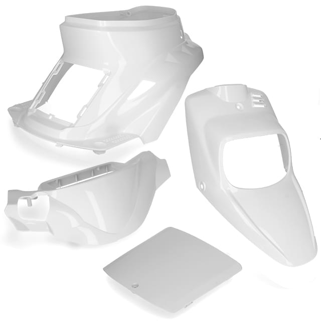 Kit de carenados Yamaha BWs / MBK Booster 99-03 4 piezas blanco AllPro