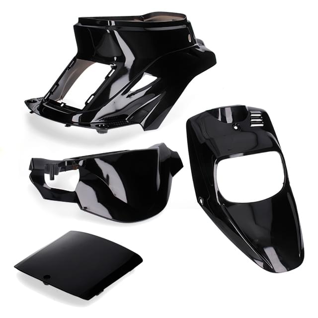 Kit de carenados Yamaha BWs / MBK Booster 99-03 4 piezas negro AllPro