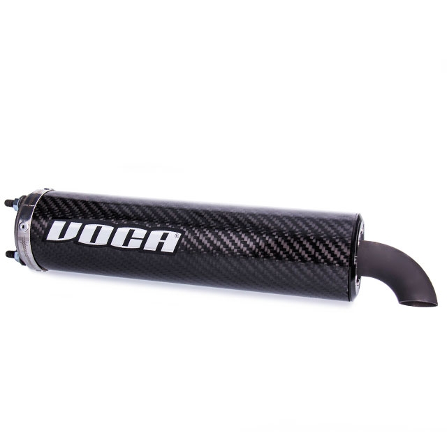 Silenciador Scooter Sabotage 50/70cc Voca Racing - Carbono