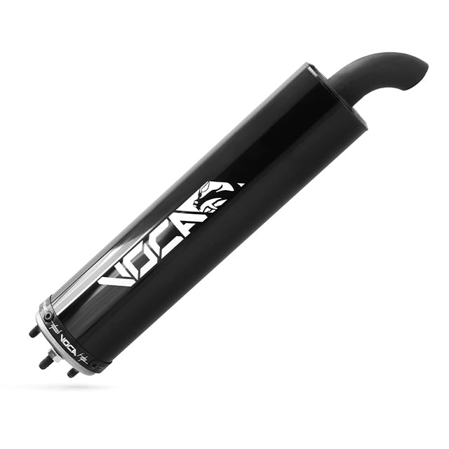 Silenciador Scooter Sabotage 50/70cc Voca Racing - Aluminio Negro