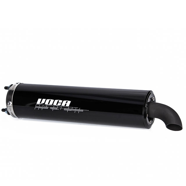 Silenciador Scooter Sabotage 50/70cc Voca Racing - Aluminio Negro