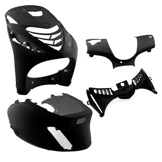 Kit de carenados Piaggio Zip Sp 4 piezas negro AllPro