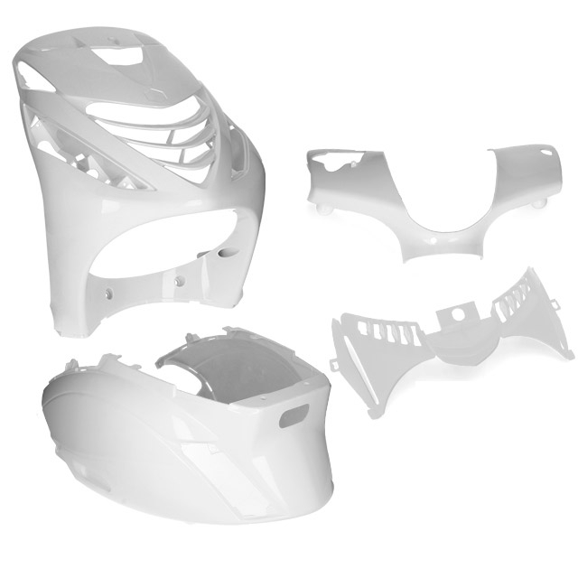 Kit de carenados Piaggio Zip Sp 4 piezas blanco AllPro