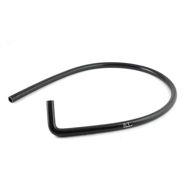 Tubo silicona radiador/refrigerante 1 metro con codo 90 grados Stage6 - negro