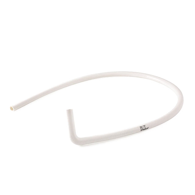 Tubo silicona radiador/refrigerante 1 metro con codo 90 grados Stage6 - blanco