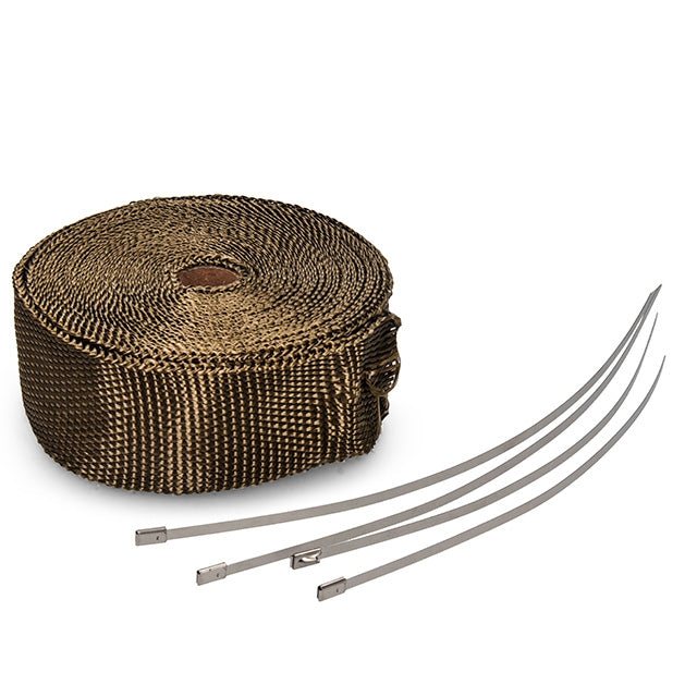 Cinta anticalórica textil para escape de basalto - 10m x 55mm Allpro