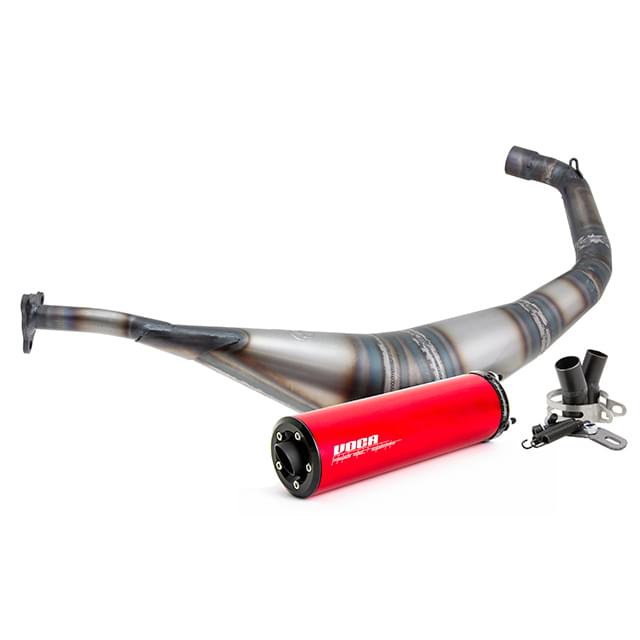 Escape Rieju MRT 50 VOCA Warrior 50/70cc silenciador rojo