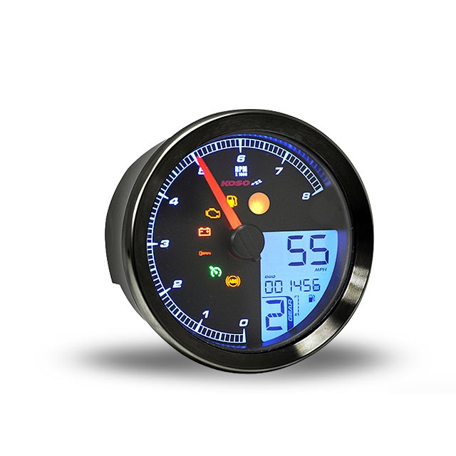 Marcador completo Koso TNT D64 esfera negra