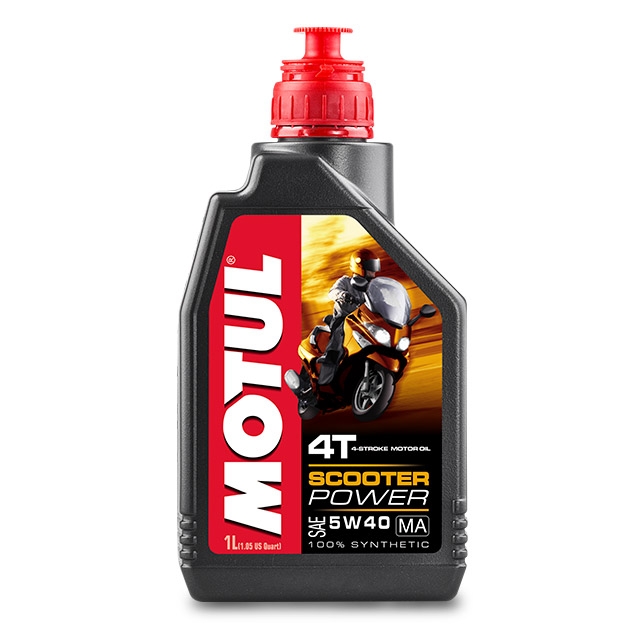 Aceite motor 4T 5W40 1L Motul Scooter Power MA