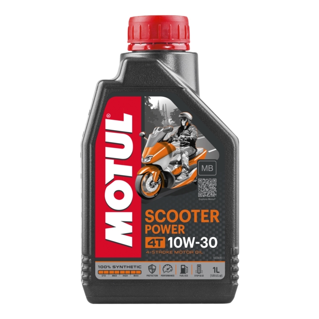 Aceite motor 4T 10W30 1L Motul Scooter Power MB