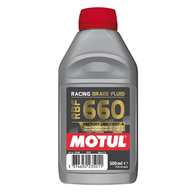 Líquido de freno DOT 4 0,5L Motul RBF 660 Factory line