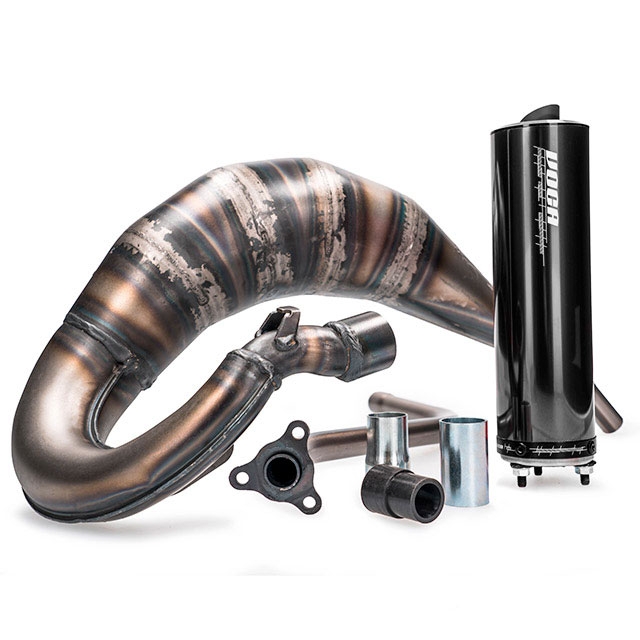 Escape Beta RR Enduro/SM 2012-2020 Voca Cross Rookie 50/70cc (CE) silenciador Negro - Salida derecha