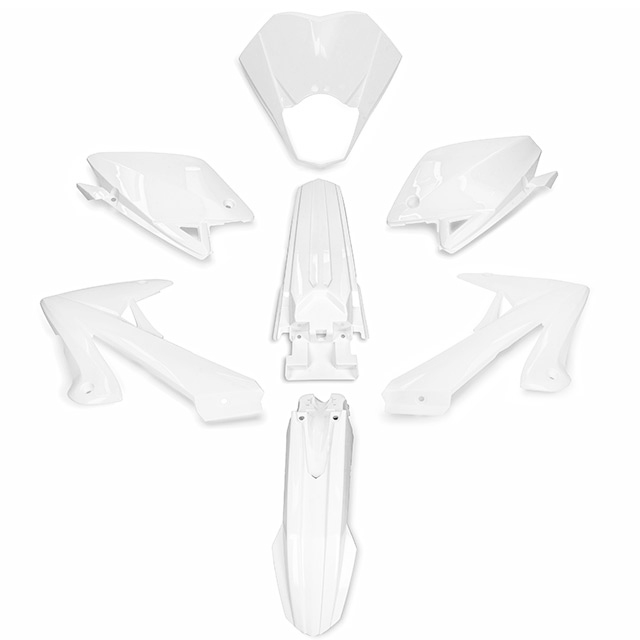 Carenados Rieju MRT 50 7 piezas plástico inyectado AllPro blanco