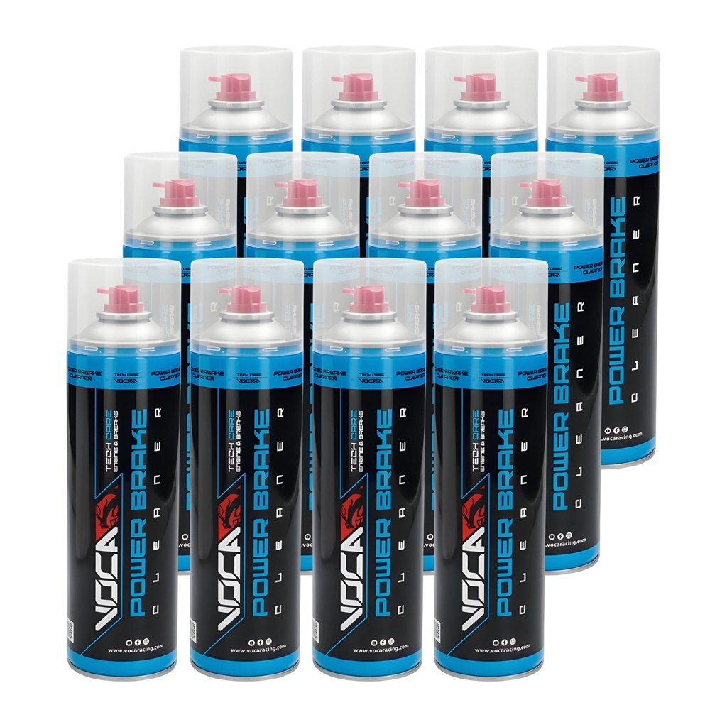 Caja 12 unidades limpiador de frenos spray 500ml Voca Brake Cleaner