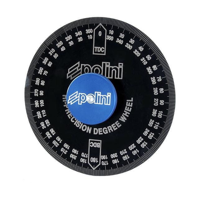 Goniómetro Polini, puesta a punto en grados