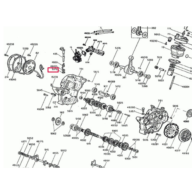 Retén leva embrague AM6 15x24x5mm