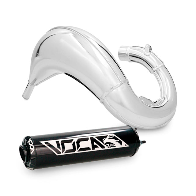 Escape Rieju MRT 50 VOCA Cross Chromed 50/70cc (CE) - Silenciador negro