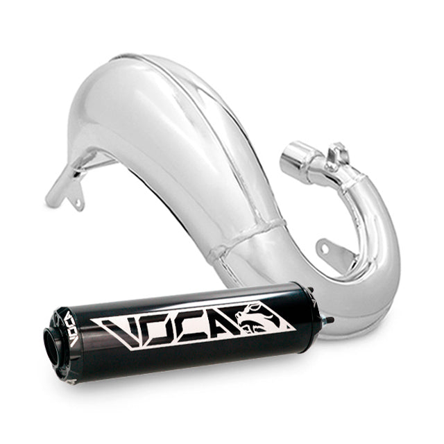Escape Beta RR Enduro / SM >12 VOCA Cross Chromed 50/70cc (CE) - Silenciador negro