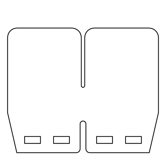 Laminas de carbono para cajas VForce4R Blaster / RD 350 