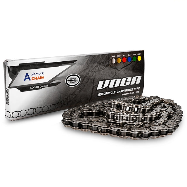 Cadena VOCA X-Reinforced 520-118 Remache y Clip - cromado