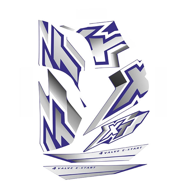 Kit pegatinas Yamaha XT 300 / 600 Azul