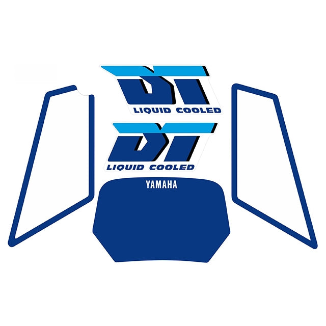 Kit pegatinas Yamaha DT Liquid Cooled Azul