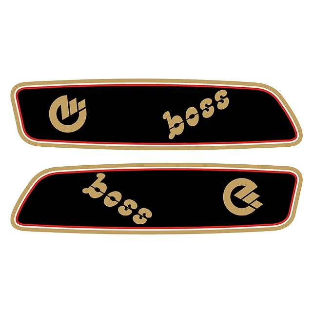 Kit pegatinas BOSS negro