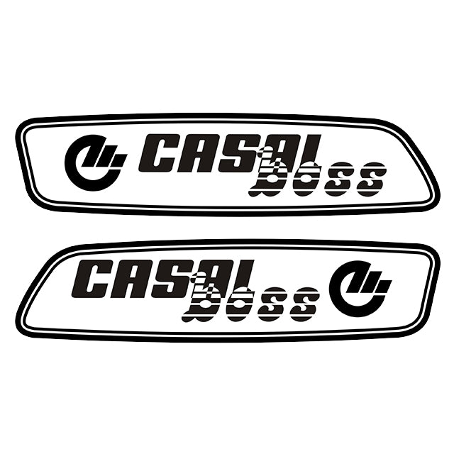 Kit pegatinas CASAL BOSS Transparente y negro