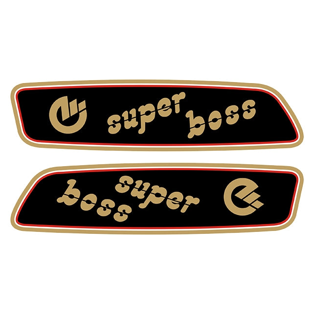 Kit pegatinas SUPER BOSS Negro