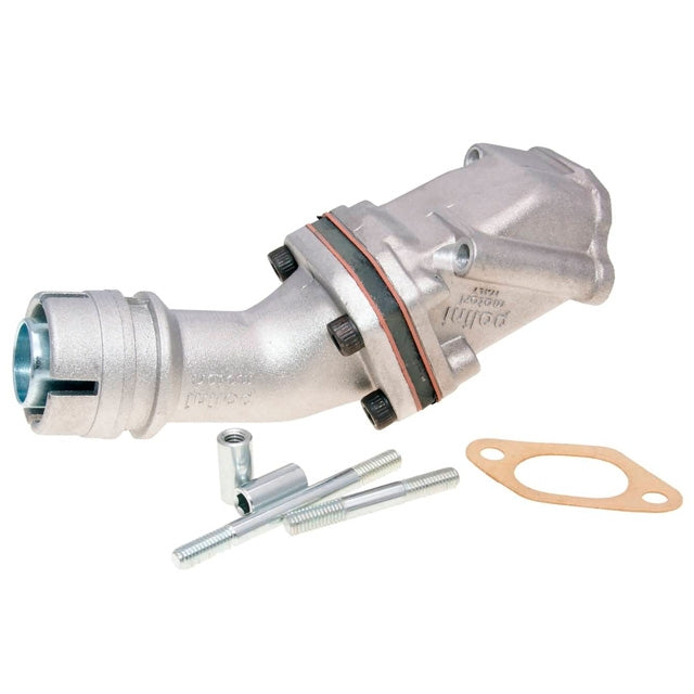 Tobera admisión por láminas hembra 19/21 Vespa Primavera/Super/SL Polini