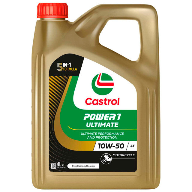 Aceite motor 2T/4T 10W50 4L Castrol Power 1 Racing