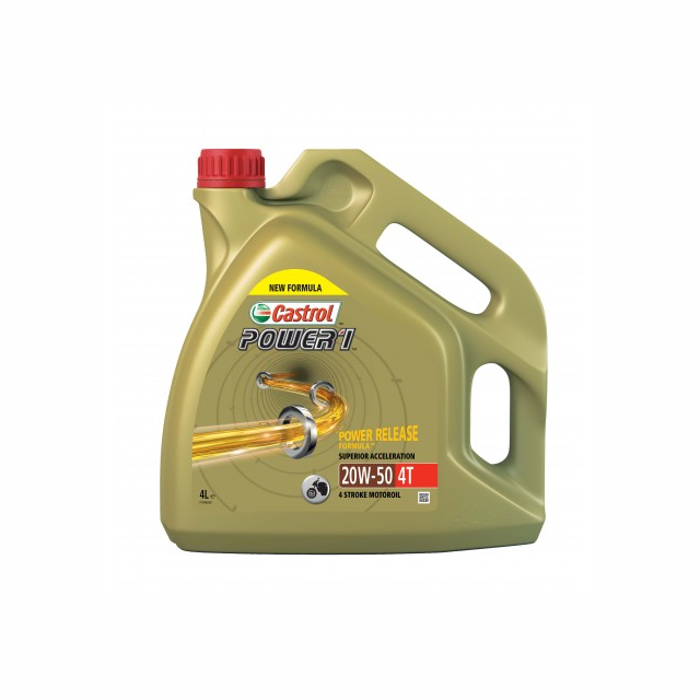 Aceite motor 2T/4T 20W50 4L Castrol Power 1