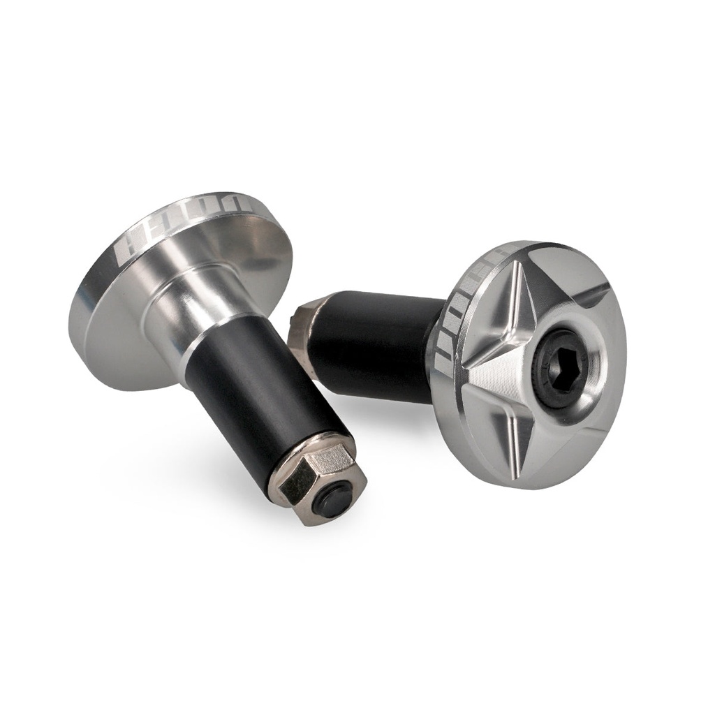 Contrapesos manillar en aluminio CNC VOCA 2 ud. - Aluminio