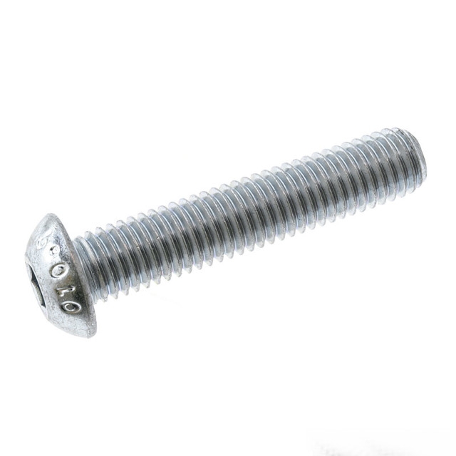 Tornillo Iso 7380 Allen M10x50 Cal.10.9 Z/Blanco