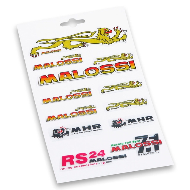 Kit de pegatinas Malossi 13,3x23,3 cm