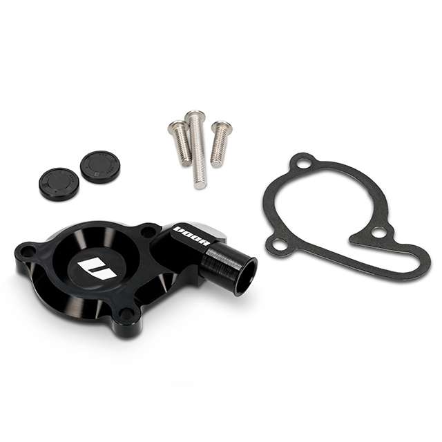 Kit tapa bomba de agua VOCA CNC Derbi euro 3, negro