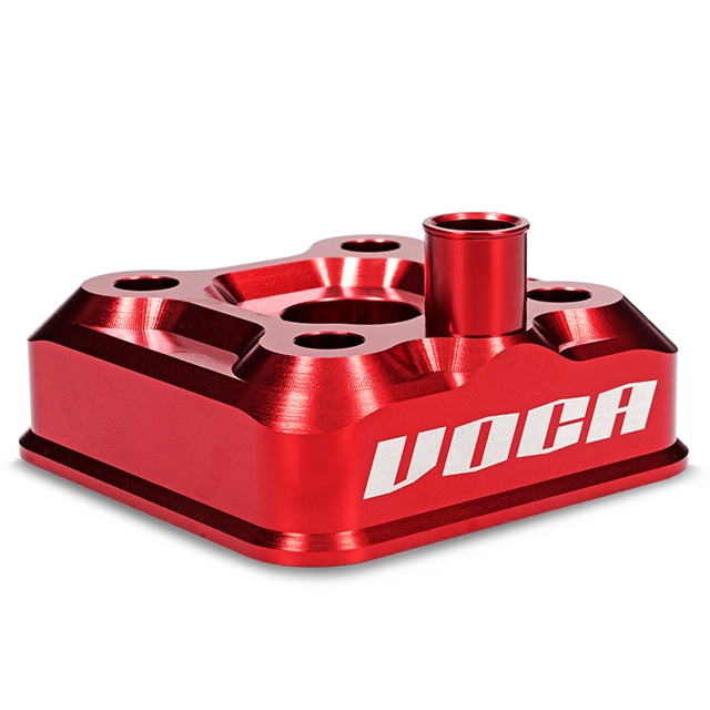 Tapa culata VOCA Race Head, Yamaha DT LC/D, rojo