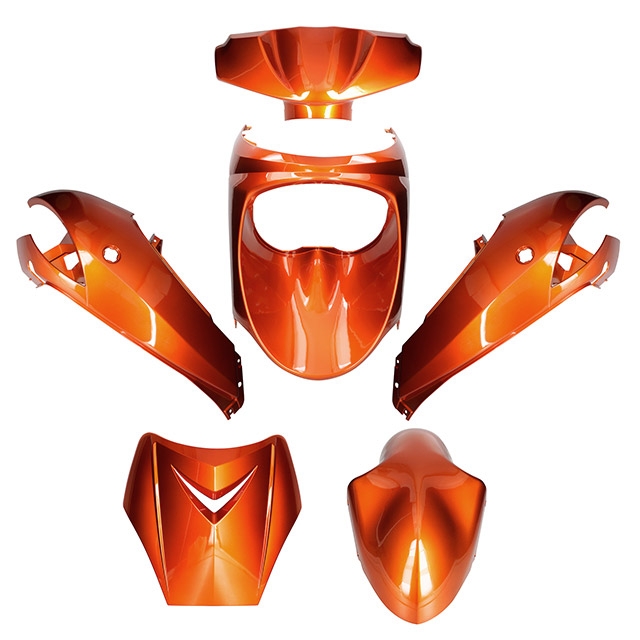 Kit de carenados Peugeot New Vivacity 50 6 piezas naranja metálico AllPro