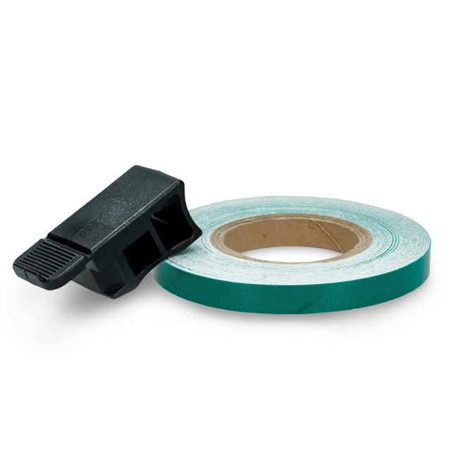 Cinta adhesiva para llanta con aplicador Allpro, verde