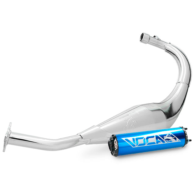 Escape VOCA Chromed 50/70cc (CE), Beta RR Enduro / SM (a partir del 2012), silenciador azul
