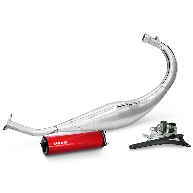 Escape VOCA Chromed 50/70cc (CE), Beta RR Enduro / SM (a partir del 2012), silenciador rojo