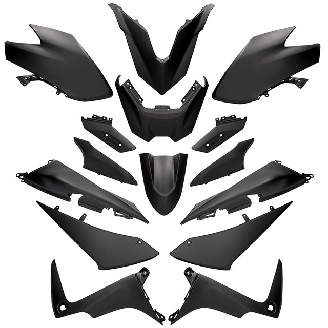 Kit de carenados Yamaha TMax 530 SX/DX 17-19 15 Piezas negro mate Allpro
