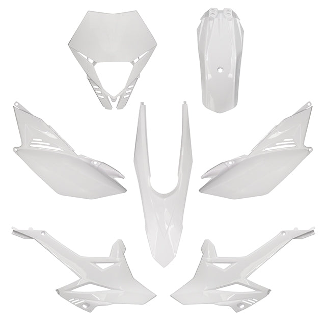 Carenados Beta RR 50 >12 8 piezas inyeción AllPro - Blanco