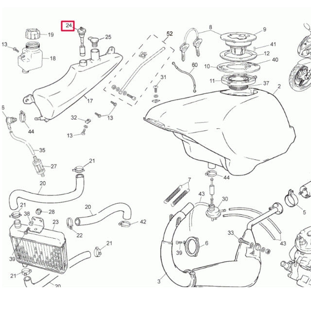 Varilla nivel de aceite Rieju RS2 Matrix 50cc