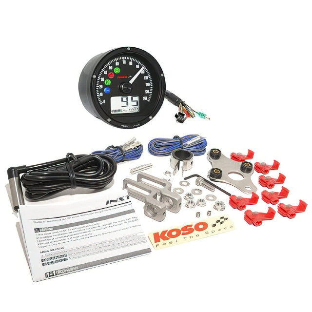 Marcador Multi-funciones Koso D75 panel negro