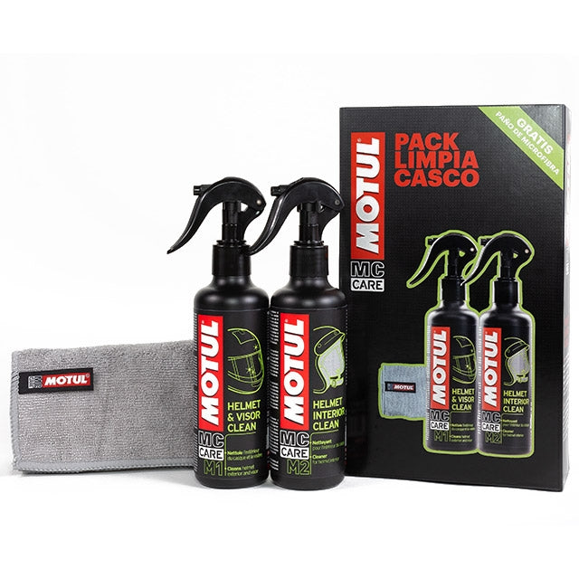 Pack Motul MC Care Mantenimiento Casco