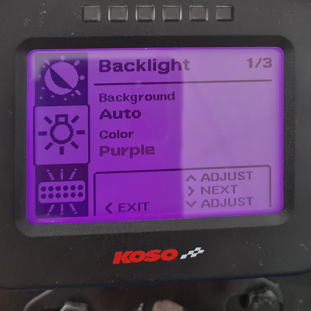 Marcador completo multifunción RS2 Koso pantalla LCD