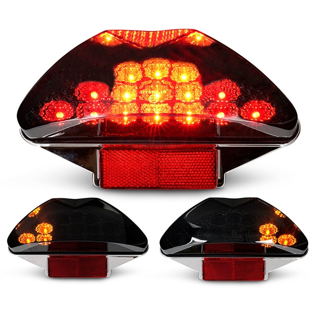 Piloto trasero LED con intermitentes Yamaha Aerox -  <2013 Homologado CE Allpro - Negro