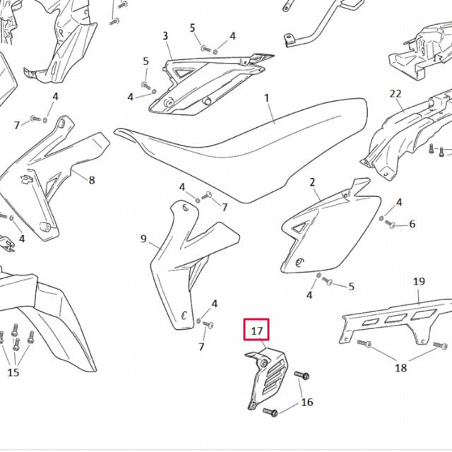 Protector piñon Rieju Marathon 125